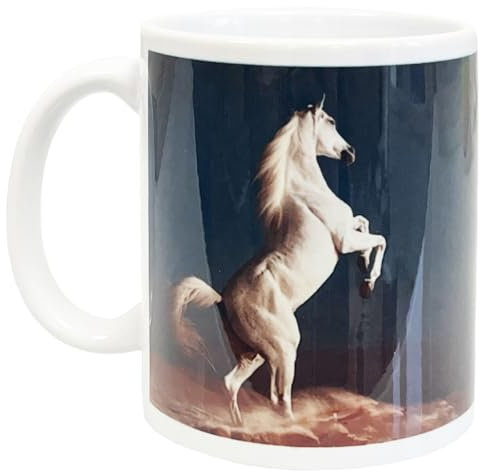 Tasse en céramique Cheval blanc Cbkreation