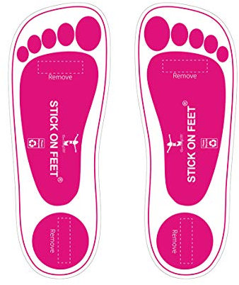 STICKONFEET Almohadillas de primera calidad para bronceado en aerosol, almohadillas desechables de bronceado en aerosol, protectores de pies higiénicos y fáciles de usar, diseñados para salones y