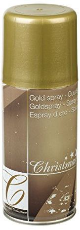 Panorama Gifts Christmas Collection Spray Bottle (Gold Block Colour)