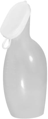 PP Urinflasche für Frauen, 1 Liter, Farbe durchscheinend mit weißem PE Deckel, Top-Comfort: desinfizierbare und hitzbeständige Urinflasche für Frauen als Stations- und Patientenbedarf kaufen.