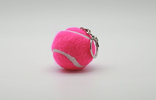 Price - Schlüsselanhänger Tennisball ( 1 schlichter Schlüsselanhänger mit Filz)