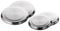 axentia Herdabdeckplatten rund - Edelstahl Abdeckung für Herd-Platten - 4x Abdeckplatten in Silber - Herdabdeckplatten 2x 16cm / 2x 20cm Durchmesser - Als Untersetzer verwendbar - Abdeckplatten-Set