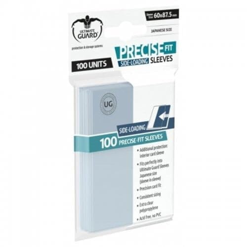 Ultimate Guard Precise-Fit Sleeves Side-Loading Japanese Size Transparent (100)