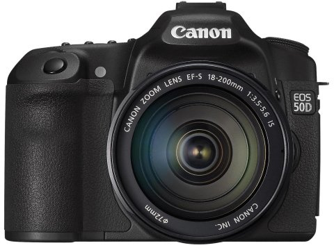Canon EOS 50D SLR-Digitalkamera (15 Megapixel, Live-View) Kit inkl. EF-S 18-200 IS Objektiv (bildstabilisiert)