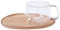 Kinto FIKA Cafe Sweets Wood Glass