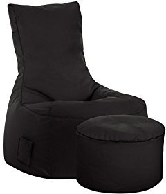 SITTING POINT only by MAGMA Sitzsack-Set Scuba Swing + Hocker schwarz