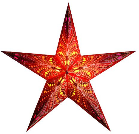 Starlightz® Leuchtstern Queen of Tonga inkl. Verkabelung