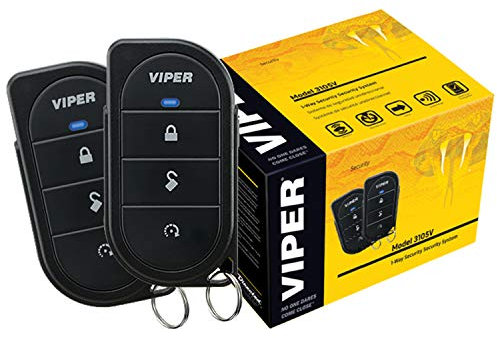 Viper 350 Plus 3105 V 1-Wege-Autoalarm, schlüsselloser Eingang, Schwarz