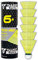 Talbot Torro Badminton Ball Tech 450, 6er Dose, Farbe: Gelb, Geschwindigkeit:Grün/Langsam,Premium-Nylonfederball, Federball Shuttle, Nylonshuttles, für Indoor & Outdoor Federball & Badminton