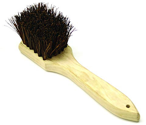 Thunder Group Wok Brush with Wooden Handle, 12-Inch