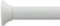 Spirella Teleskopstange Decor | Duschvorhangstange ohne Bohren | Spannstange, durch Drehen verstellbar, sicherer Halt | als Duschstange, Kleiderstange | Weiß 125-220 cm, White, Diamètre 25mm