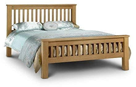 Julian Bowen Super King Bed, Wood, Beige