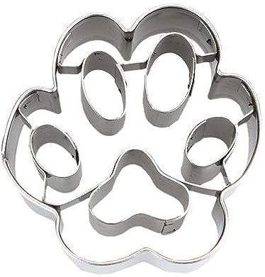 Staedter, diseño de Huella de Perro pequeño Cortador de Galletas, Color Plateado