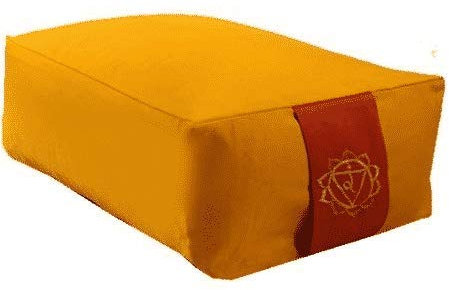 Meditationskissen Polster 3.Chakra Manipura gelb 38 x 28 x 15 cm