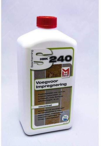 Moeller Stone Care - HMK S240 Verfugungs-Vorimprägnierung - 1 Liter - Verfugungshilfe (Konzentrat) für raue und saugende Natur- und Kunststeine, wie Solnhofener-Platten, Schiefer u.ä..