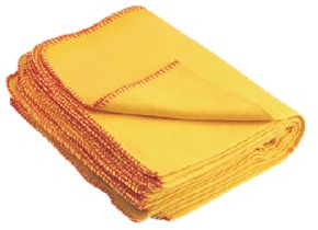 Robert Scott Yellow Cotton Classic Towel - 10 Count, 500-700 gsm