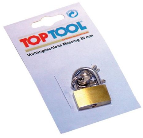 Vorhangschloss Messing 30 mm