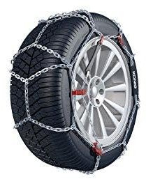 Schneekette König CB-12 PKW für die Reifengröße 275/40 R17 Preis-Leistungs-Sieger (1 Satz - 2 Stück Schneeketten) im Set mit hochwertigen Handschuhen