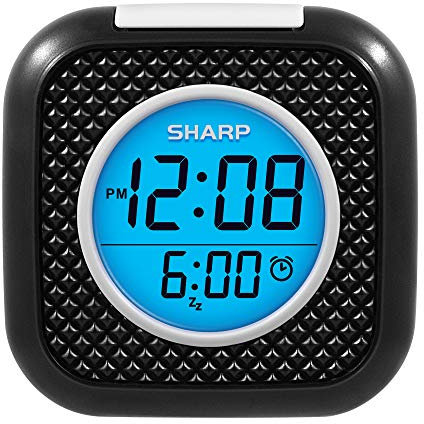 Sharp Vibrating Pillow Alarm Clock - Black