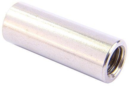 Gewindemuffen M12 X 40 Rund, Edelstahl A2 (10 Stück) - Verbindungsmuffen Langmuttern Abstandshalter Distanzmuttern