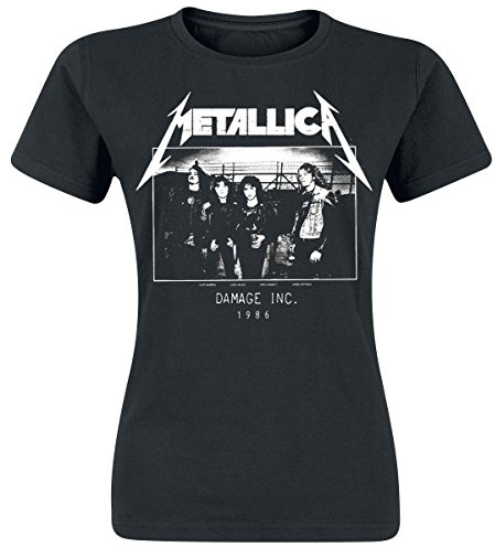 Metallica Damen T-Shirt Photo Damage Tour MOP schwarz
