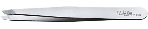 Victorinox Rubis Professional Tweezers, Slanted Tip, Surgical Stainless Steel, Swiss Made, 9,5cm, can be sterilized, Silver