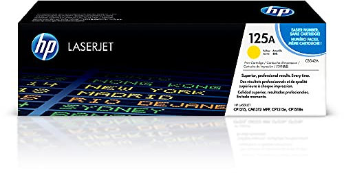 HP 125A (CB542A) Gelb Original Toner für HP Color Laserjet CP1215, CP1515, CM1312