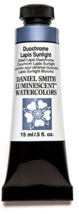 Daniel Smith Extra Fine Watercolor 15ml Paint Tube, Duochrome, Lapis Sunlight (284640049), 0.50 Fl Oz (Pack of 1)