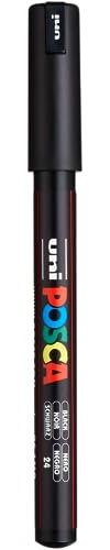 POSCA MARQUEUR NOIR EXTRA FIN 0.7MM