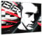 Glasbild - James Dean - 80x60 cm - Deko Glas - Wandbild aus Glas - Bild auf Glas - Moderne Glasbilder - Glasfoto - Echtglas - kein Acryl - Handmade