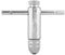 Mini Gewindebohrer T-Griff-Gewindeschneider 3mm-8mm Reversible M3-M8 T Bar Griff Ratsche Tap Wrench Halter für Tap und sterben Set, Edelstahl