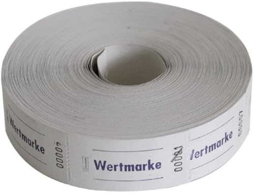 AVERY Zweckform Bon-Rollen Wertmarken, 57 x 30 mm, weiá