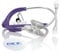 MDF Instruments MDF747XP-08 Acoustica® Deluxe, Estetoscopio ligero de doble cabeza - Garantía-de-por-vida & Programa-piezas-gratuitas-de-por-vida (Morado)