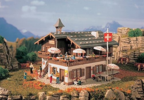Vollmer Ristorante di Montagna Alpine, Modello di Edificio in Miniatura, Scala N, Per Appassionati di Modellismo Ferroviario, Adulti