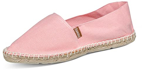 Espadrij L'Originale Classic rosé rosa pink Damen Espadrilles Sommerschuhe Leinen (41)