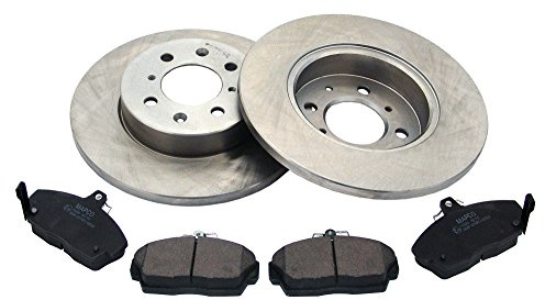 MAPCO 47600 Bremsensatz Bremsschreiben und Bremsbeläge Vorne Voll | 47600 passend für Mg Mg 200 25 400 45
