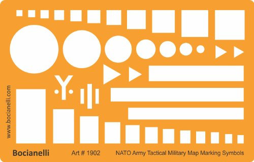 Schablone Zeichenschablone Fur Taktische Zeichen NATO Truppenzeichenschablone Waffensymbole Natostandardisierte Truppensymbole Waffensymbole Bundeswehr Lagepläne Führungskarten Truppenzeichen