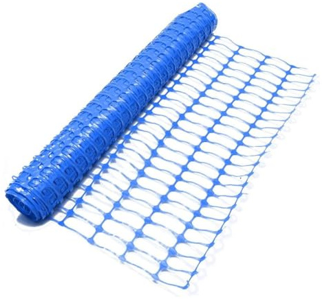 Oypla SafeNet Heavy Duty Blue Safety Barrier Mesh Fencing 1mtr x 50mtr