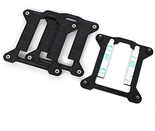 sourcingmap 3pcs Support Ventilateur Dissipateur CPU Plaque Arrière Carte Mère Lga 1155 1156
