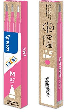 PILOT TintenrollerErsatzmine BLSFR7, Strichfarbe rosa