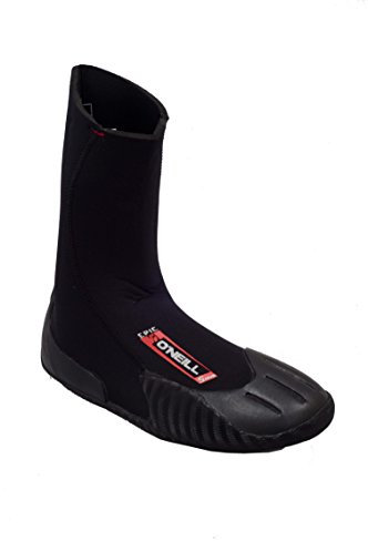O'Neill Wetsuits Erwachsene Neoprenschuhe 5 mm Boot with Zipper Neoprenanzug, Schwarz, 40