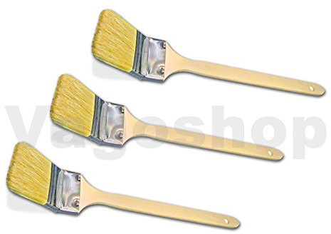 24 x Heizkörperpinsel 75 mm Pinsel Eckpinsel Flachpinsel Malerpinsel Eckenpinsel