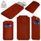 Gorilla Tech™ Leather Pouch for Apple iPhone 6/6S Plus Pull Up Case with Card Slot -Brown