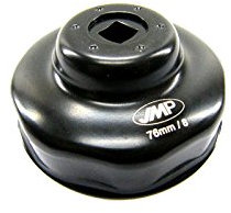 JMT Ölfilterschlüssel (76 mm, 8 Kant, 1/2 Zoll Innenvierkant) für Aprilia Gilera, Motorrad, Edelstahl (Housing), Synthetik (Media), EAN: 4250869949446