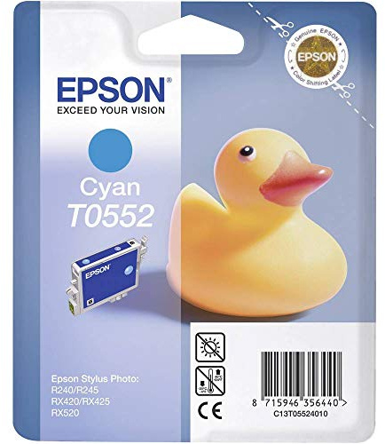 Epson Original Ink Cartridge T0552 Cyan Blue