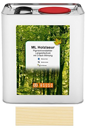 Lasure pour bois asuso Protection longue durée 3 L Incolore