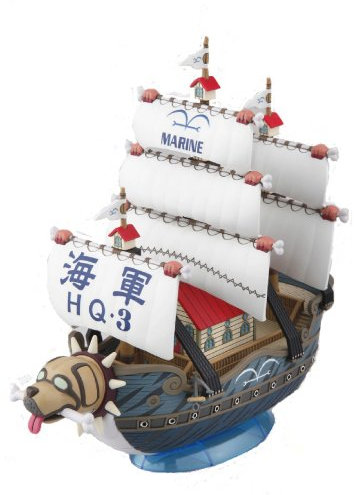 Bandai-08 Marine, Grand Collection GARP Garp'S Ship Model Kit Figura, Multicolor, S (BAN183661)
