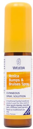 Weleda Arnica Bumps and Bruises Spray, Minor Sports Injuries, Muscle Pain, Stiffness, Sprains, Traditional Remedy, 20ml