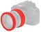 EasyCover eclr58r Objektiv Rand für 58 mm (rot)
