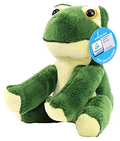 Duckshop I Stofftier I Kuscheltier Frosch Arwin I Geschenk I Geschenk für Kinder